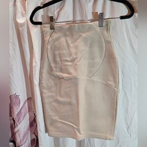 Val Piciou sportswear Chic Cream Pencil Skirt Small